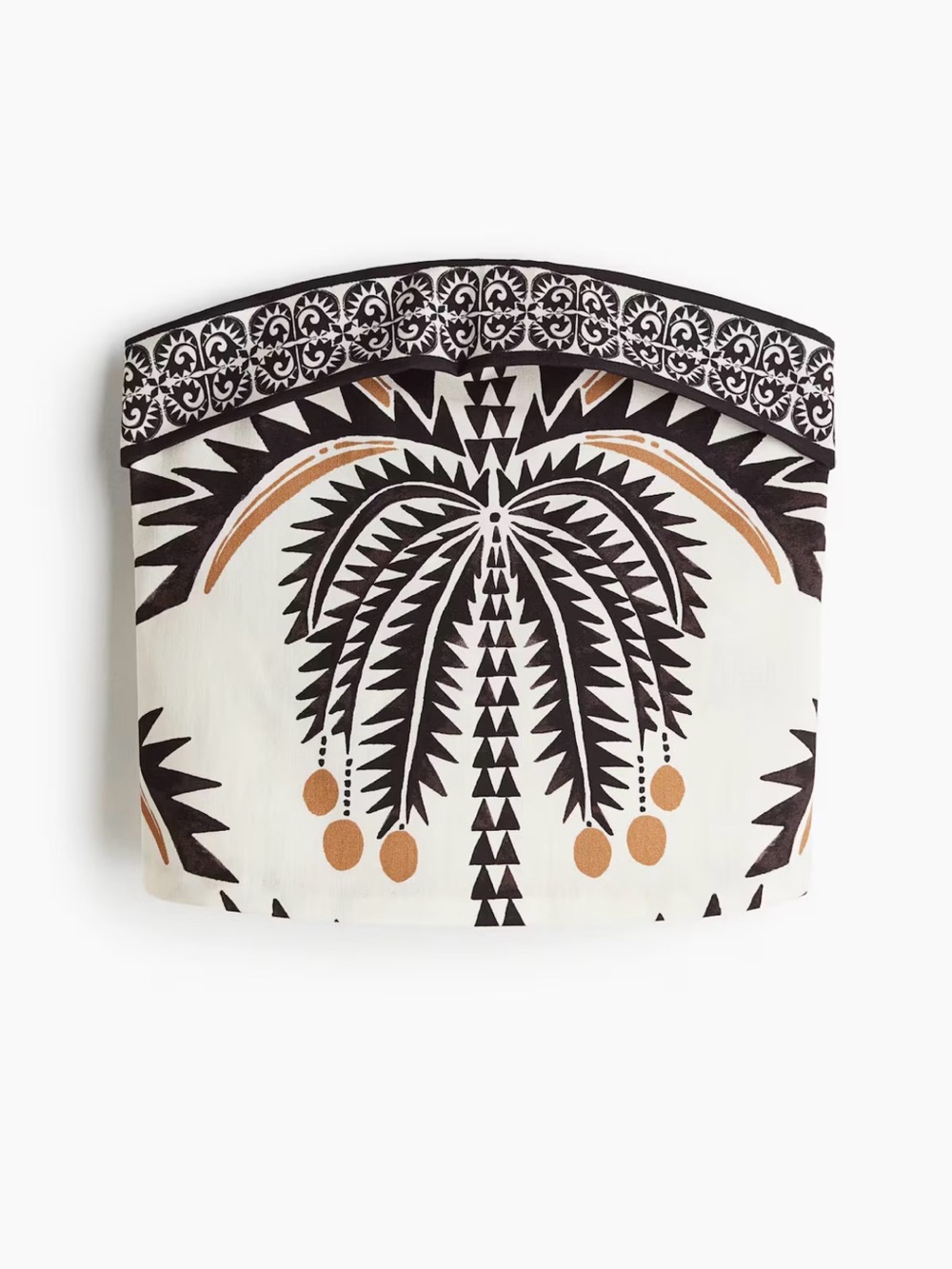 H&M Palm Print Bandeau Top - NWT